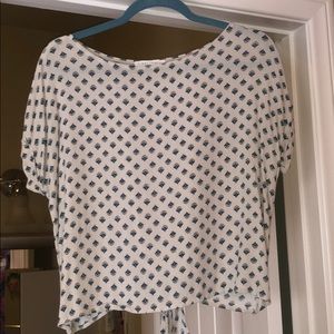 Dainty Blue lotus flower shirt! Boho chic😍✨#flowy